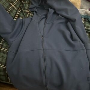 Men's Blue Zip-Up Jacket